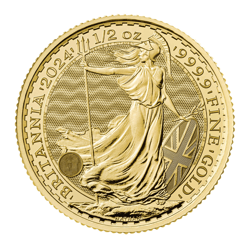 Image pour Pièce d’or Britannia de 1/2 oz (2024) à partir de Métaux précieux TD